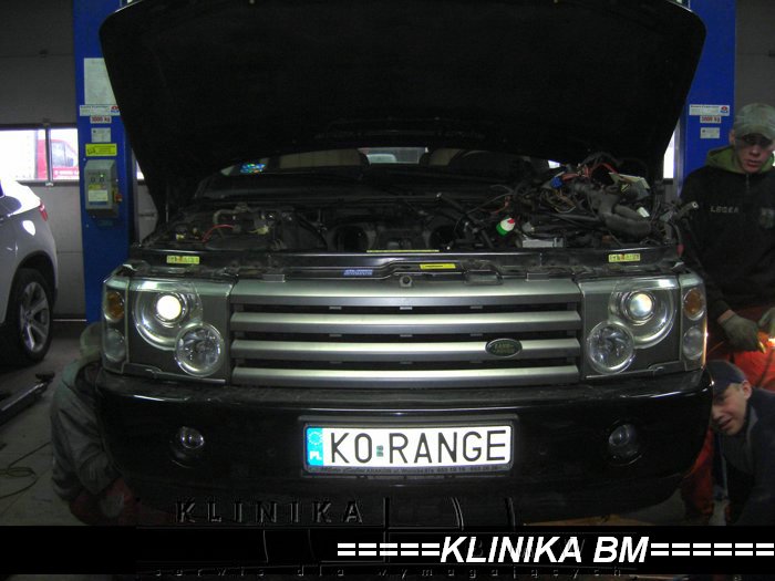 Wymiana silnika M62B44 w Range Rover KLINIKA BM