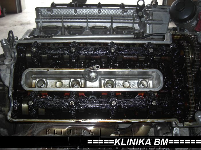 silnik M62 czyszczenie, dymi, stary olej