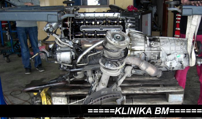 silnik M62 czyszczenie, dymi, stary olej