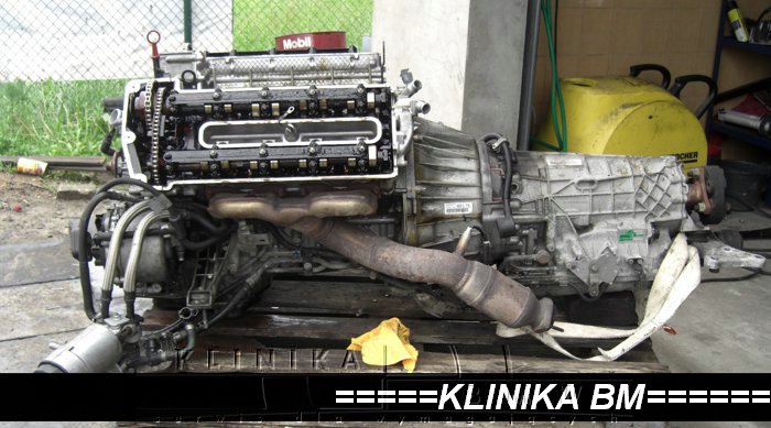 silnik M62 czyszczenie, dymi, stary olej