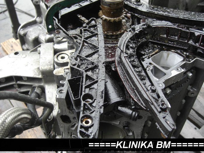 silnik M62 czyszczenie, dymi, stary olej