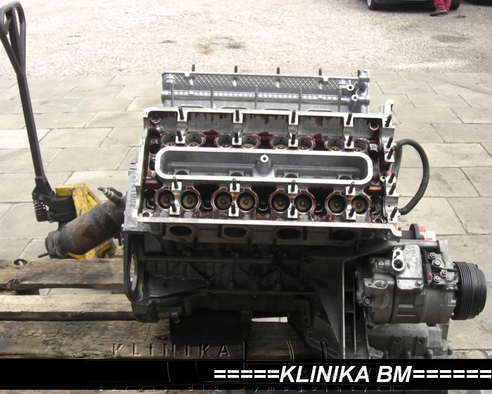 silnik M62 czyszczenie, dymi, stary olej