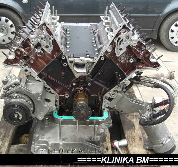 silnik M62 czyszczenie, dymi, stary olej